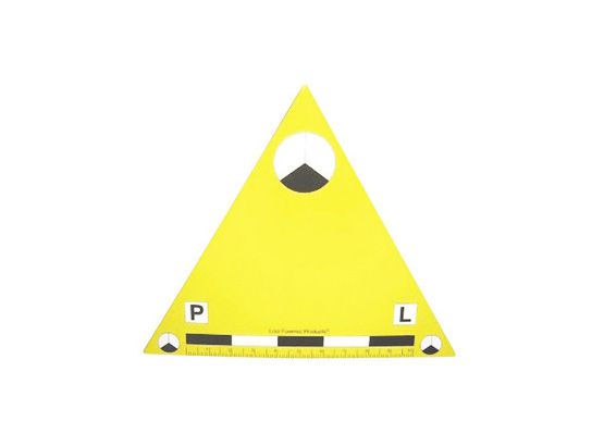 Spurenpyramide Beschriftbare Spurenpyramide in gelb oder weiß