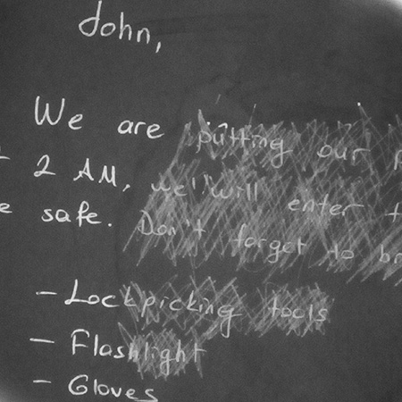 Fingerabdruck auf Untersetzer