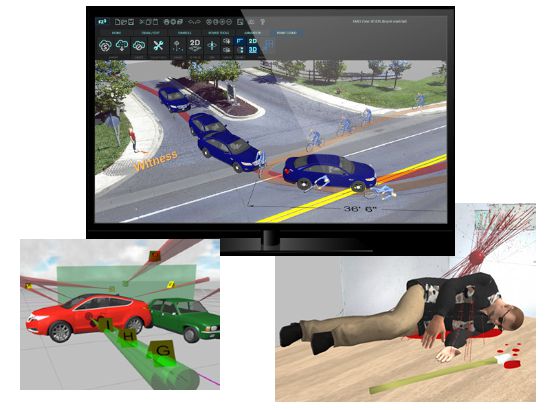 FARO® Zone 3D Software - zur Erstellung von 2D- und 3D Grafiken, Animationen und Analysen