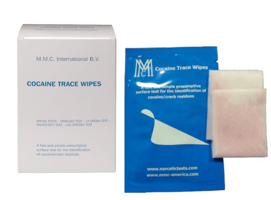 Kokain Wischtest / Cocain Trace Wipes 