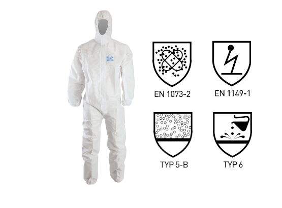 Tatort-Schutzanzug ChemDefend 110