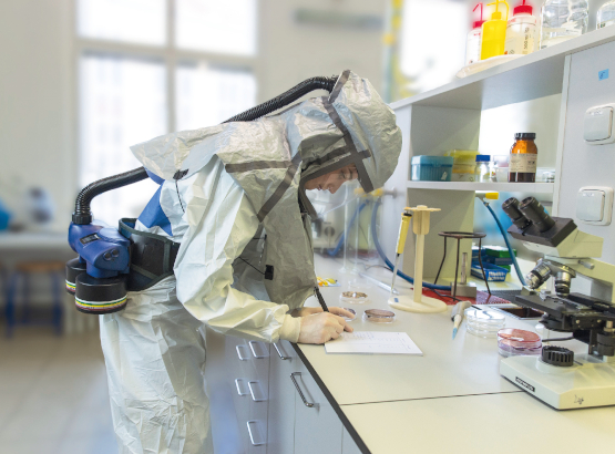 Atemschutz-Gebläse-System Chemical 2F Anwendungsbeispiel Atemschutz-Gebläse-System Chemical 2F Anwendungsbeispiel