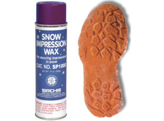 Schneewachs Spray Für Spurenabdrücke in Schnee und Eis